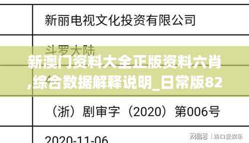 新澳门资料大全正版资料六肖,综合数据解释说明_日常版822.09