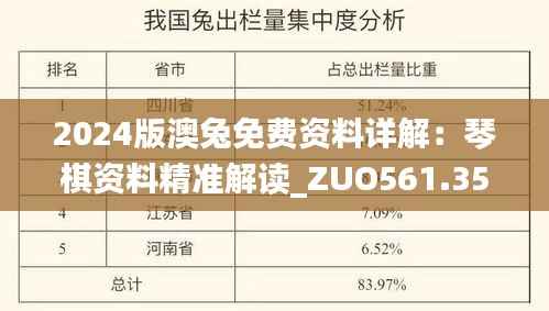 2024版澳兔免费资料详解:琴棋资料精准解读_ZUO561.35新释