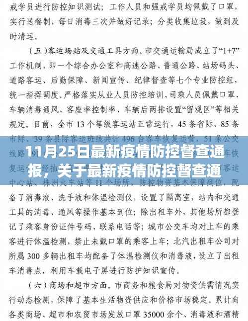 聚焦要点解读,最新疫情防控督查通报分析(11月25日版)