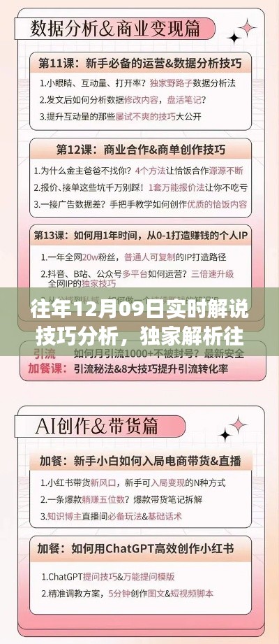 独家解析,往年12月09日解说技巧深度剖析,小红书助你走向成功之路!
