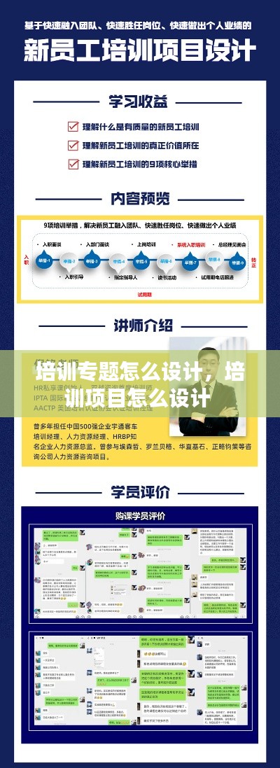 培训专题怎么设计,培训项目怎么设计