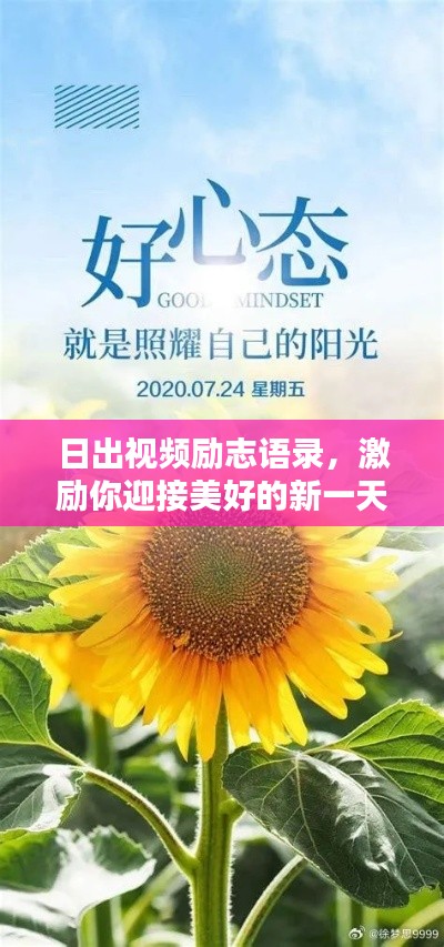 日出视频励志语录，激励你迎接美好的新一天！